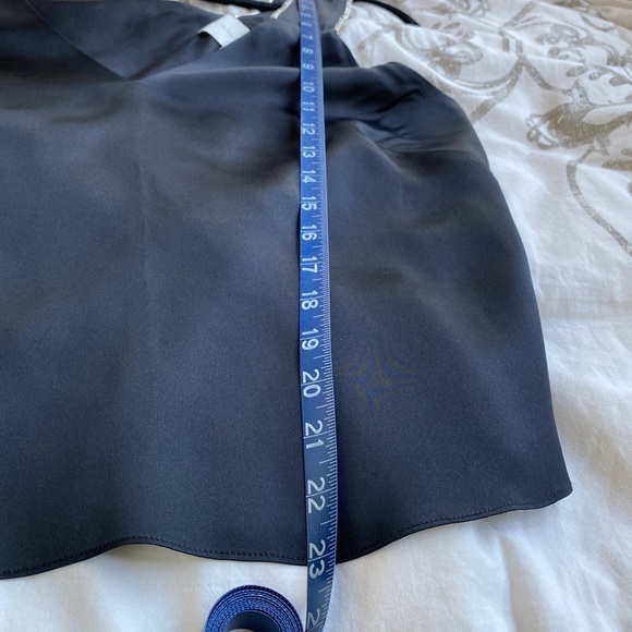 Michelle Mason silk asymmetrical crystal cami - Picture 9 of 11